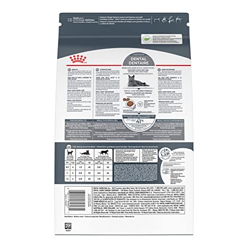 Royal Canin Feline Care Nutrition Dental Care Adult Dry Cat Food, 6 lb Bag
