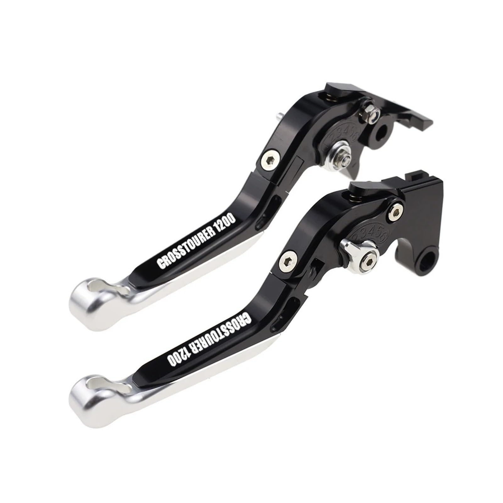 Jghfdws 61 Motorcycle Brake Clutch Lever Set For Crosstourer Motorcycle Folding Extendable Brake Clutch Levers Set