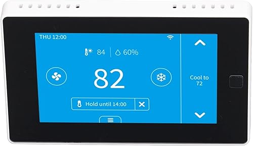 Miniatura 9 de Termostato WiFi Termostato inteligente con pantalla LCD grande compatible con aplicación Control remoto Monitor de temperatura y humedad para Tuya y
