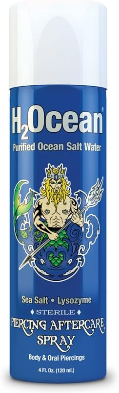 H2Ocean 4oz Piercing Aftercare Spray by H2Ocean