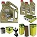 Produktbild Filter Set Inspektionspaket 8 Liter Motoröl EDGE Titanium FST 5W-30 LL MANN-FILTER Innenraumfilter Kraftstofffilter Luftfilter Ölfilter