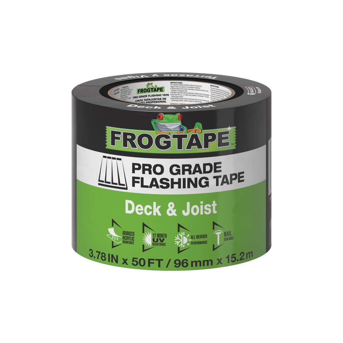 Frogtape Pro Grade Decking & Joist Flashing Tape 96mm x 15.2m