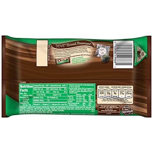 Dove Promises Mint And Dark Chocolate Swirl Candy 7.94-Ounce Bag (Pack Of 12) #TOP7