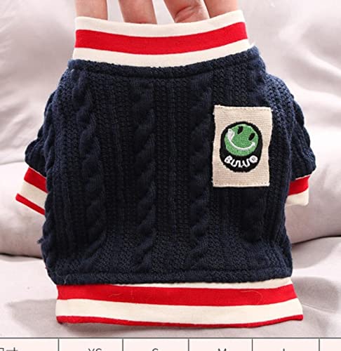Manteau pour chien et pull tricoté chaud en taille L pour bouledogue français en hiver