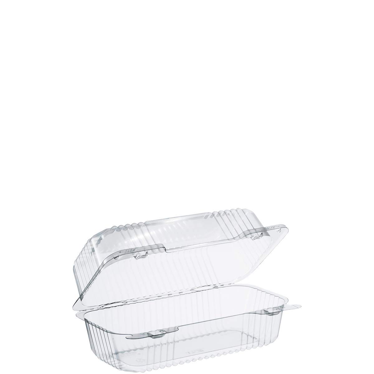 Dart C19UT1 Sm Oblong Clear High Dome Hinged Container, 8.5 X 4.5 in (Case of 250)