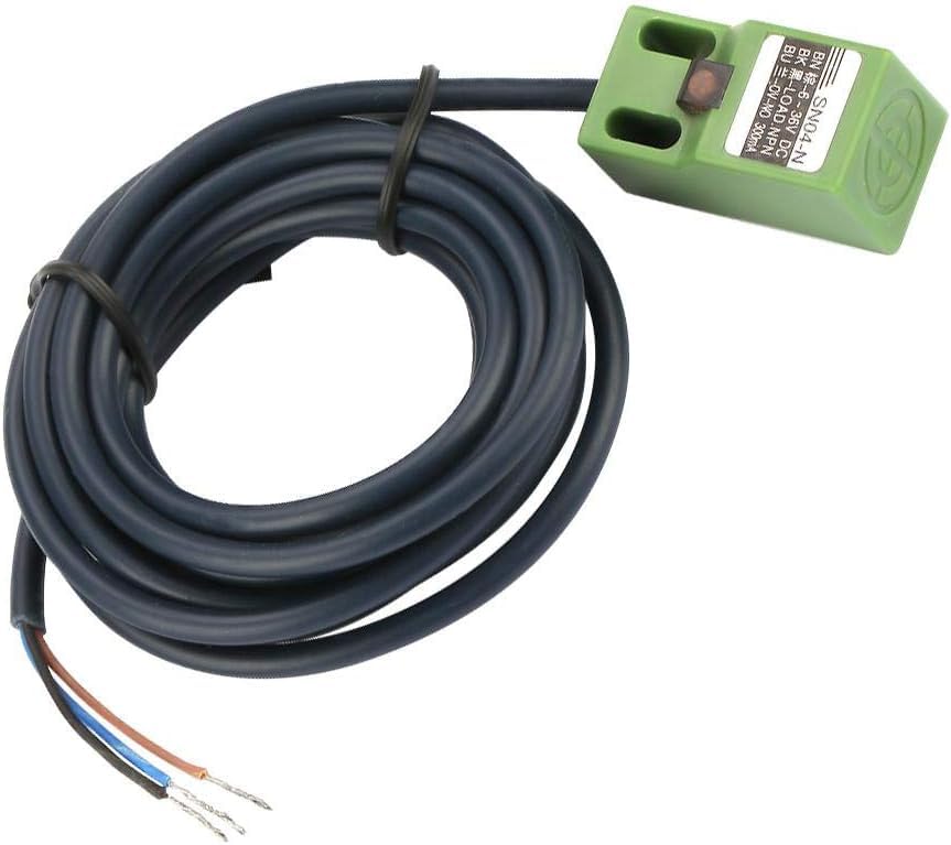 YUNIQUE GREEN-CLEAN-POWER - Sensor de Proximidad Inductivo SN04-N | Detección Sin Contacto hasta 4mm | Alimentación 6-36V | Salida NPN | Diseño Compacto, para Automatización Industrial