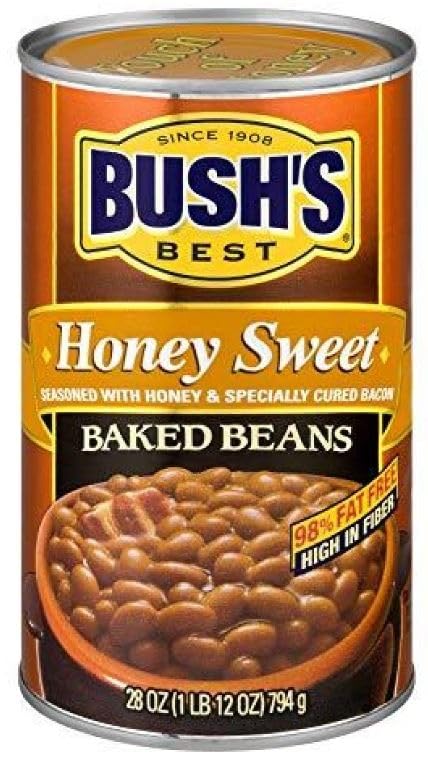 Bush's Best Honey Baked Beans 28 oz (Pack of 12)