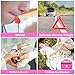 HLWDFLZ Car Roadside Safety Kit - 129pcs Pink Winter Emergency Road Side Assistance Kits Auto Essential Kit for Men, Women, Teen
