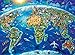 1000 Piece World Landmarks Map Puzzle Paper Jigsaw Puzzle for Adults School Supplies