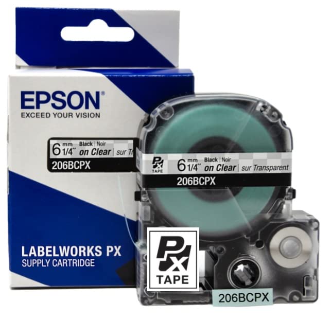 Amazon.com: Epson LABELWORKS 206BCPX Genuine PET (Polyester) Tape