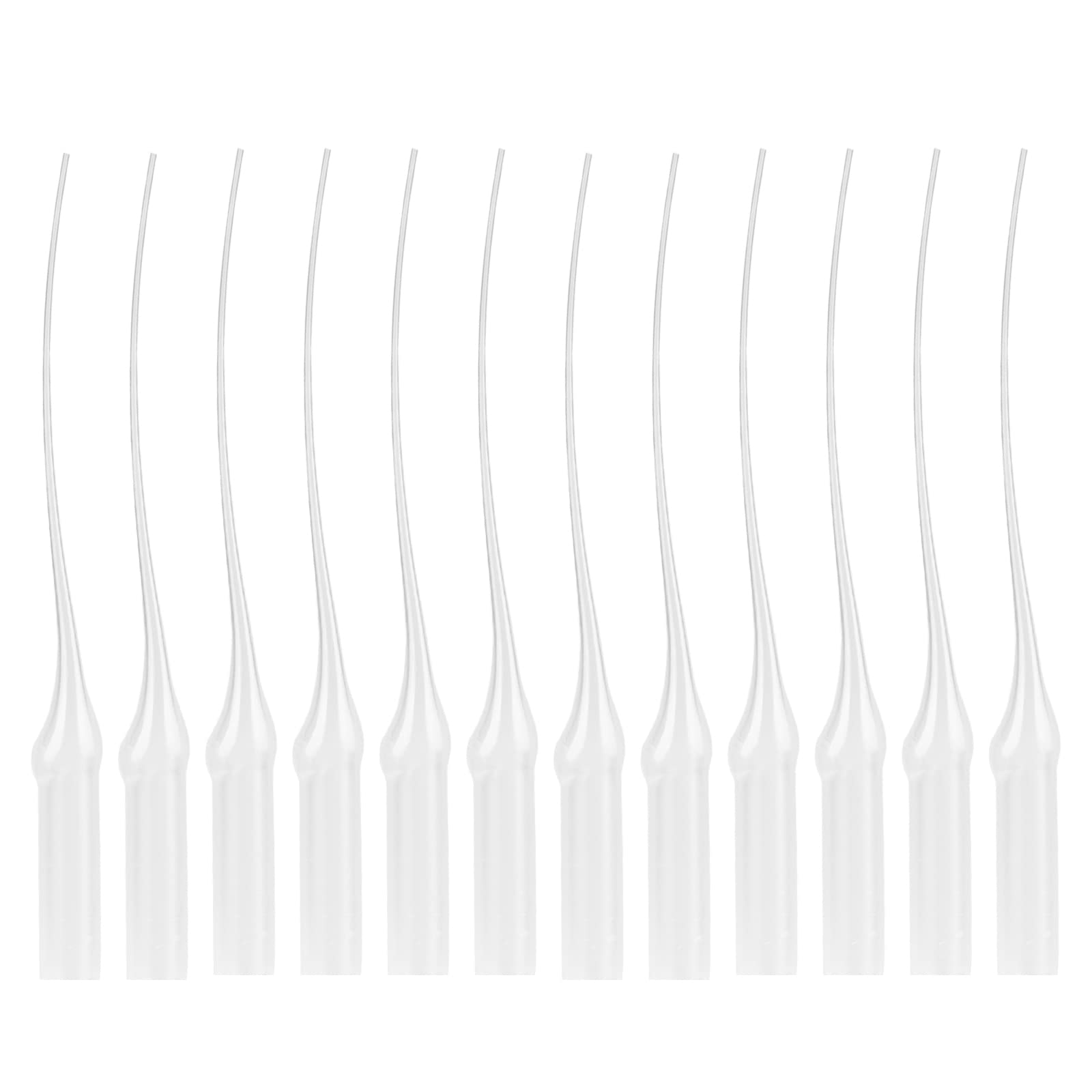 100 Pcs Micro Glue Tips Plastic Glue Extender Precision CA Glue Applicator for Arts Crafts Hobby Projects Lab Dispensing Adhesive Dispensers 7 CM