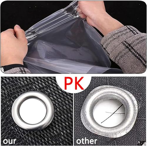 Bâche en PVC transparent avec œillets imperméable pour porche 3x4,9m - 4
