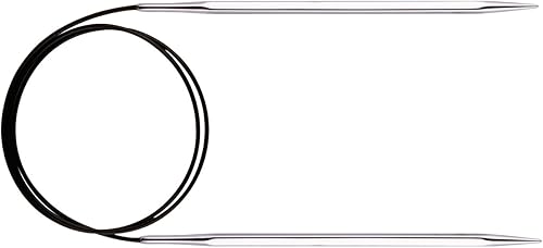 Knitter's Pride KP320182 20.108 in Cubics Platina Agujas Circulares Fijas, 16"