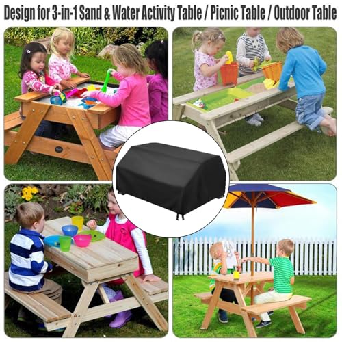 Couverture de table d'eau et sable 3 en 1 imperméable pour activité enfant - 6