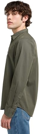 Lee - Shirt Men - Regular Fit - Patch Shirt - Mood Indigo