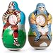 Luxy Float Inflatable 2-in-1 Football Target Set for Kids Outdoor Fun