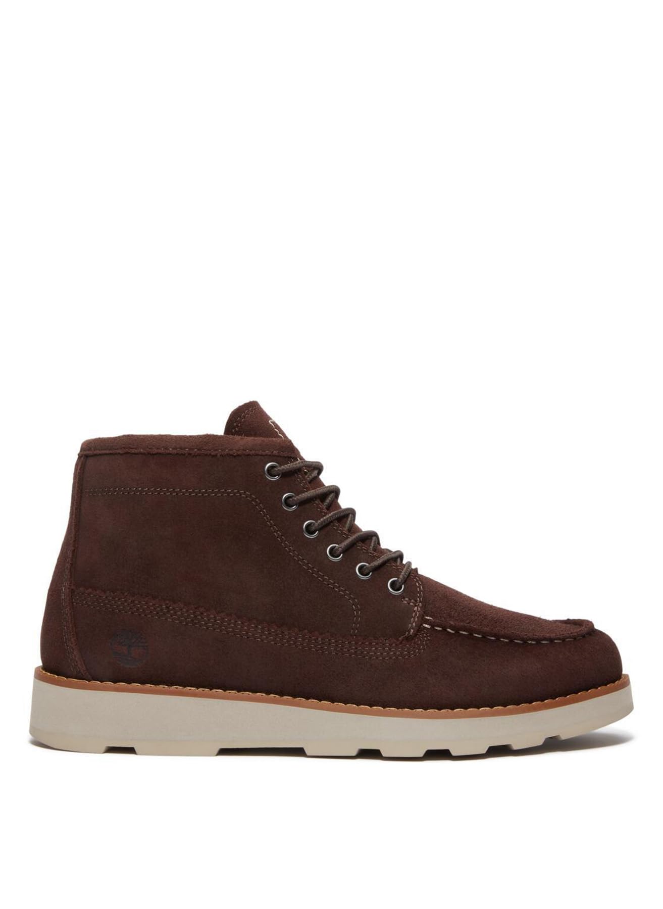Timberland Para Hombre. TB0A6CEPEIV1 Botines De Piel Chukka Britton Mills MarróN Oscuro (45), Plano, Cordones, Casual, Outdoor-image
