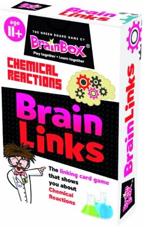 Green Board Games BrainBox BrainLinks Chemical Reactions