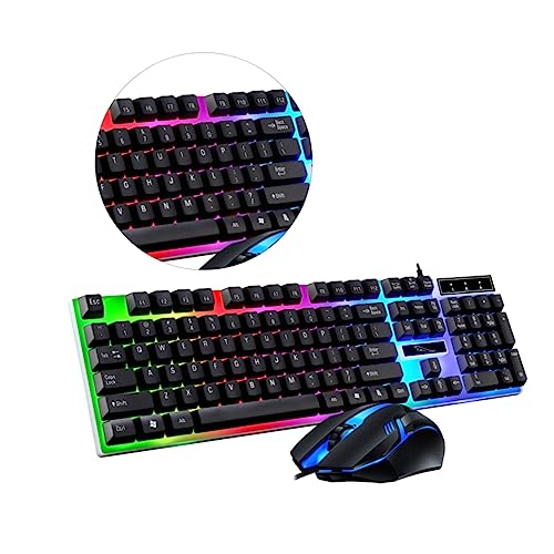 jojofuny Zbg Rs[^̗LL[{[h gaming keyboard gamingkeyboard keyboard mouse set pc gaming Black
