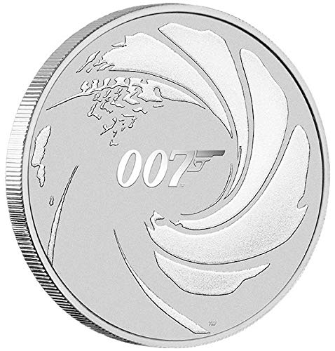 Preisvergleich Produktbild James Bond 007 Unze Silber Münze Silbermünze Perth Mint