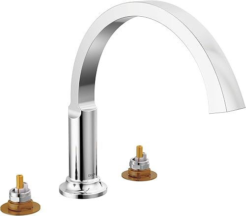 Delta Faucet T2788-PR-LHP Tetra Roman Tub, Chrome
