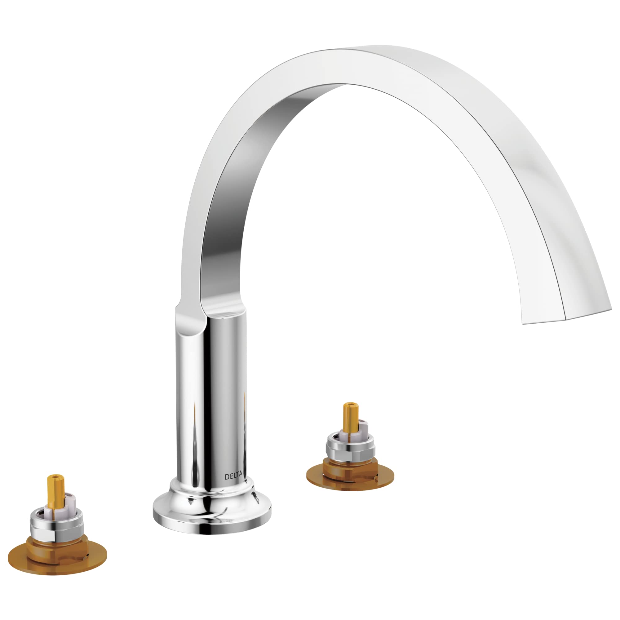 Delta Tetra Roman Baignoire robinet chrome pour salle de bain moderne