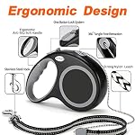 Retractable Dog Leash, 30 FT Dog Walking Leash for Small Medium Large Dogs up to 110 lbs, Heavy Duty No Tangle, Black - Image 2