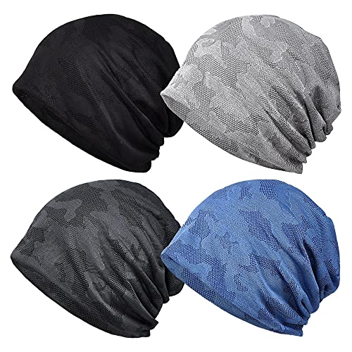 Image of Ababalaya Women's Kinds of Lace /Floral /Print /Cotton Chemo Cap Hair Loss Beanie Nightcap Pack