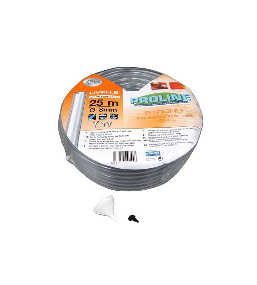 TUBO LIVELLI mm.8x11 m.25 KIT FITT [FITT ]