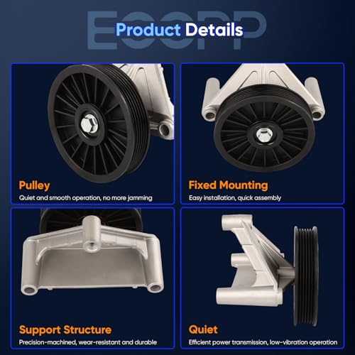 Image of ECCPP A /C Compressor Bypass Pulley Fits for Chevrolet Camaro 3.1L 1990-1992