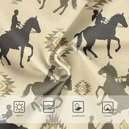 Joisal Toddlers Underwear Floral 2t Cotton Girl Panties Cute Funny Briefs Undies Kids Black Riders Horse Brown3