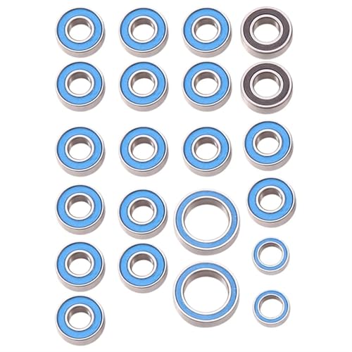 Rodamiento bolas sellado para Tamiya evita holguras con el kit de goma 1/10 RC de 22 piezas
