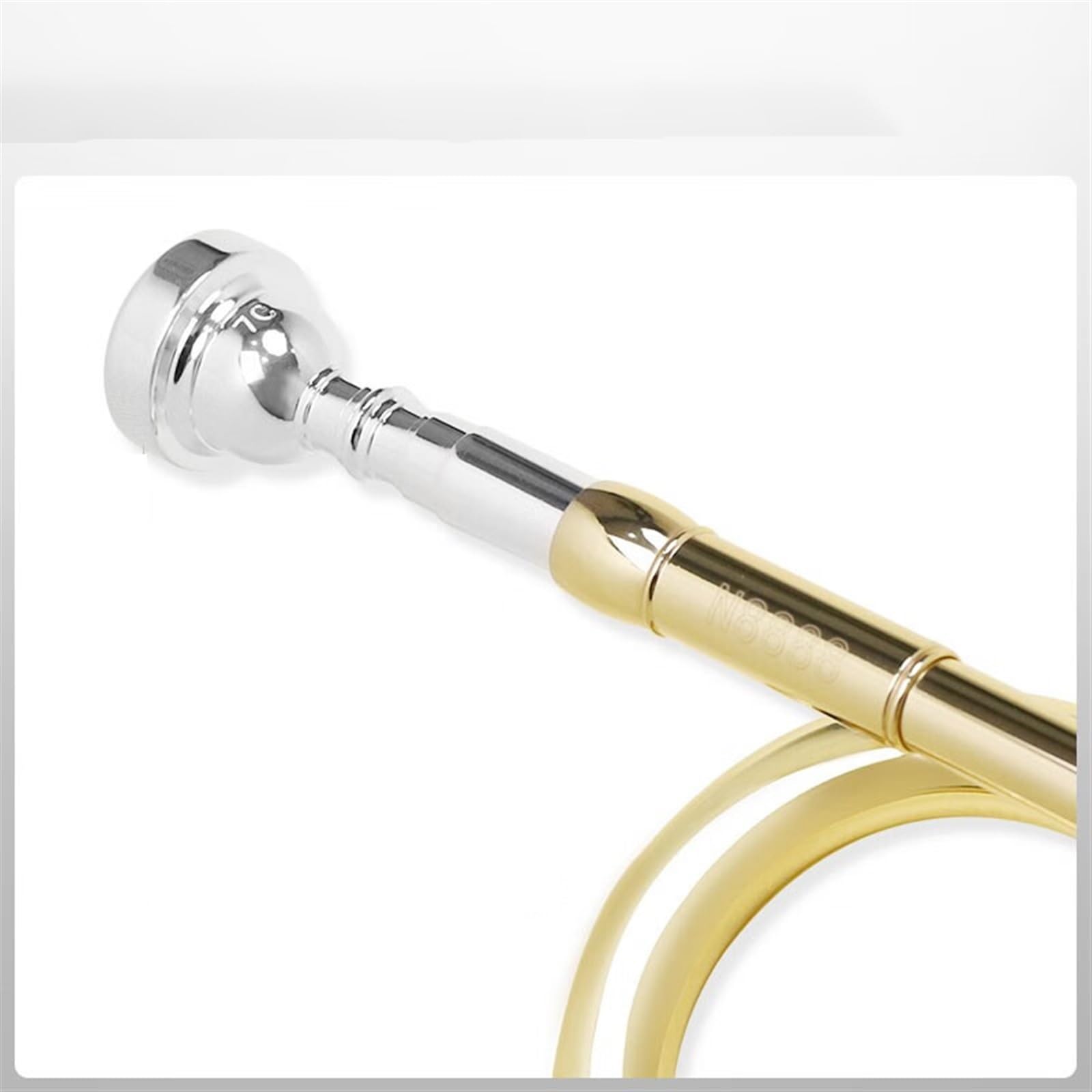 Tromba Tascabile Bb Ottone – Finitura Opaca Con Bocchino E Custodia Inclusa - Foto 3