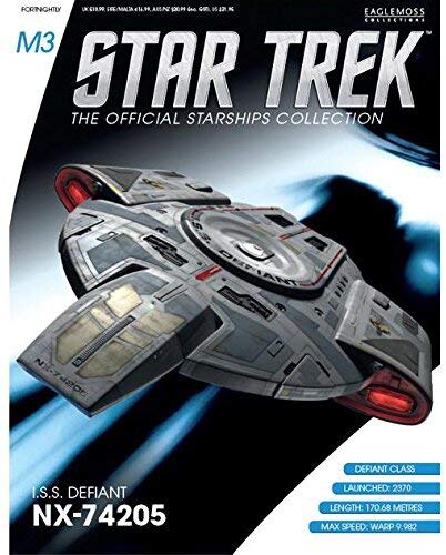 STAR TREK ISS Defiant NX-74205 Model with Magazine #M3 by Eaglemoss