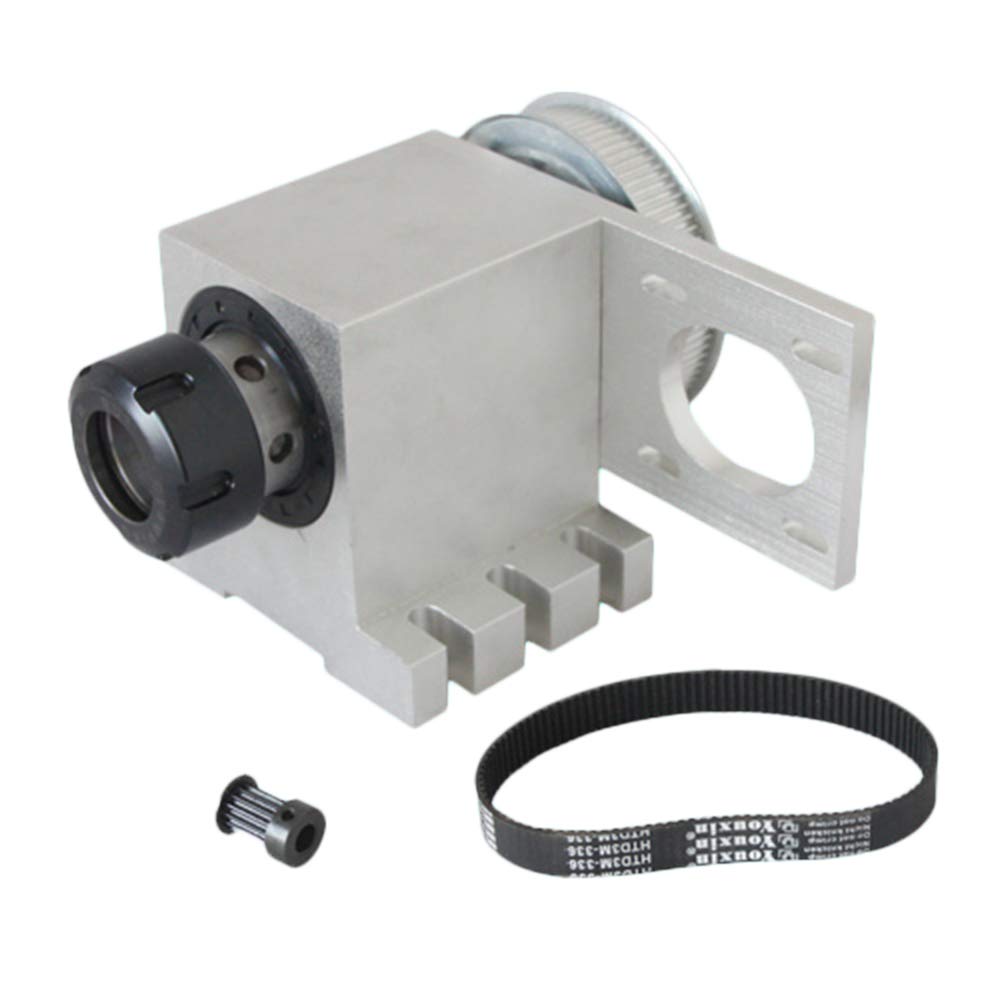 11-częściowy zestaw uchwytów zaciskowych ER32 1/8 "- 4/5" z 3M-6-ER32 CNC oś obrotowa 80 obr./min 4. oś 57 silnik krokowy 21 mm średnicy, zestaw tulejek zaciskowych ze stali sprężynowej klucz do