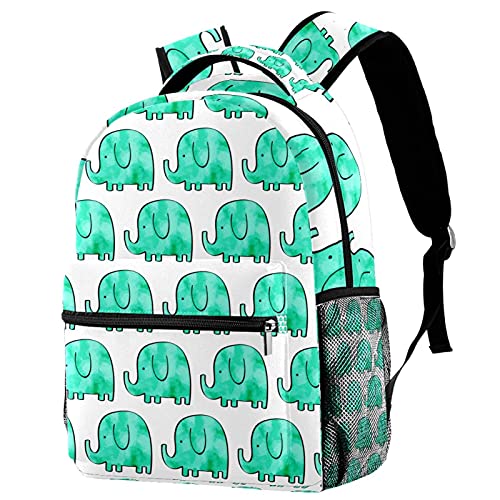 Sac à dos de voyage vert ergonomique contre le mal de dos enfant