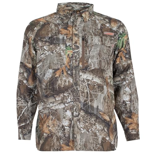 HABIT-Mens-Hatcher-Pass-Long-Sleeve-Camo-Guide-Shirt
