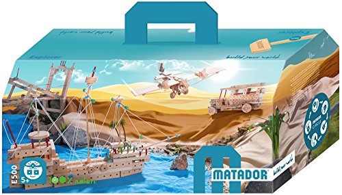 Preisvergleich Produktbild Matador Holzbaukasten Klassik 5 mit 717 Teilen