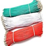 Davitu Electrical Equipments Supplies - 50pcs/lot KF2510 1P Terminal Cable KF2510 Line Single Head Spring Electronic Wire Connecting Line 20CM 26AWG - (Color: Green 1P 50pcs)