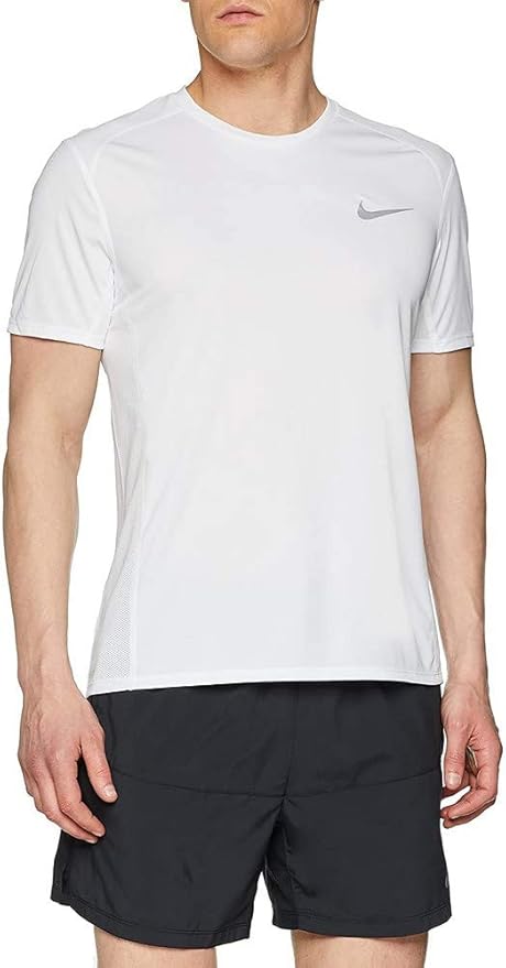 nike miler white t shirt