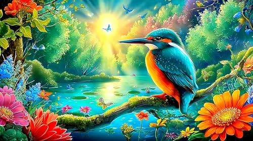 Puzzle de 1000 piezas Kingsfisher, el regalo creativo ideal para mentes curiosas