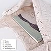 LassZone Sac fourre-tout au crochet, sac de plage en maille bohème tricoté, sac à bandoulière esthétique, sac fourre-tout en tricot, sac à main fourre-tout pour vacances d'été Hobo Y2k pour filles, #3