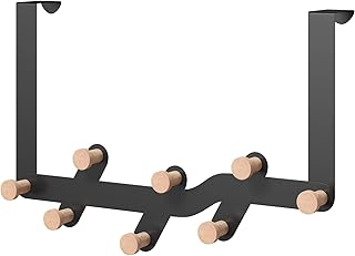 Sponsored Ad - Over The Door Hook - 8 Hooks, Coat Hanger for Door in Bathroom, Heavy-Duty Door Hook Hanger for Hanging Clo...