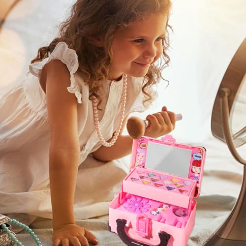 Juego de maquillaje infantil ideal para regalo de cumpleaños de niñas 2