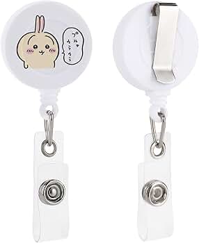 りいちゃん　ハンドメイド　リールキーホルダー Amazon | 吊り下げ名札用リール 猫柄 マリーちゃん 名札ホルダー