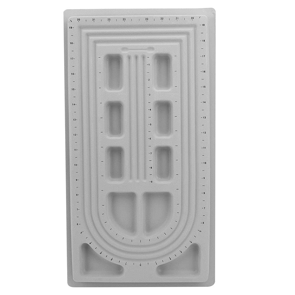 Vassoio di Design per Braccialetti per Creazione di Gioielli Fai-da-te con 18 Scomparti e Organizer per Perline per Appassionati di Perline in PE