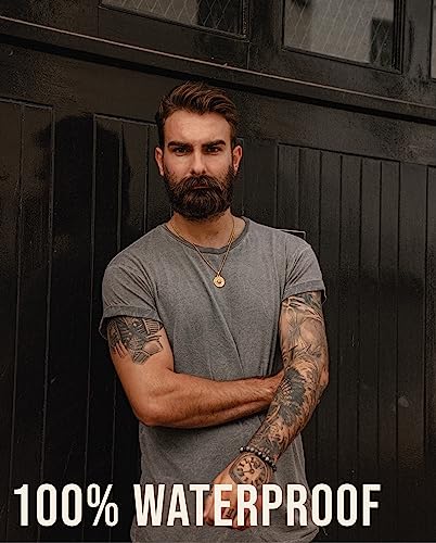 Forge & Foundry Men's Compass Pendant Necklace With 22" Box Chain Included [Polished 18K Gold Over Solid Stainless Steel | “Navigator” | Refined Hand-Crafted Jewelry, Designed By Jewelers #TOP2