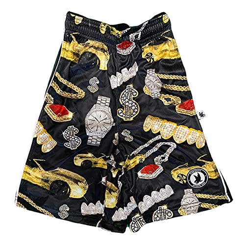 Flow Society Bling Society Boys Lacrosse Shorts | Boys LAX Shorts | Lacrosse Shorts for Boys | Kids Athletic Shorts for Boys