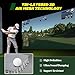 Aerixtron Gray Fireproof Golf Simulator Impact Screen, 3D Air Mesh Impact Screen for Golfs Training Indoor/Outdoor, HD Golf Hitting Screens for Home Practice with Grommet Holes & Bungee Cords