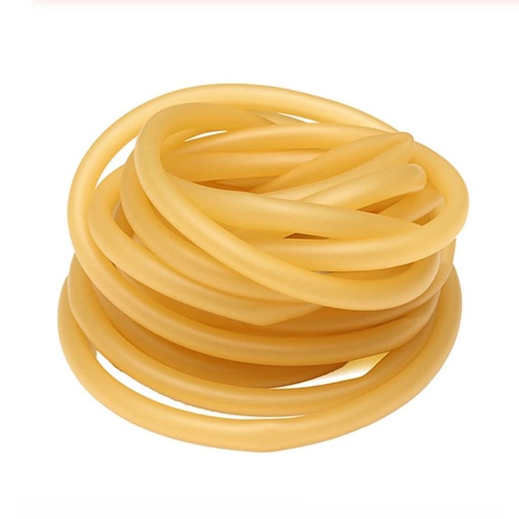 JEEIJ Tuyaux En Caoutchouc Latex Naturel 1M/3M, Tube En Latex Élastique De Diamètre Intérieur 5-12mm For Le Transport Médical/Corde De